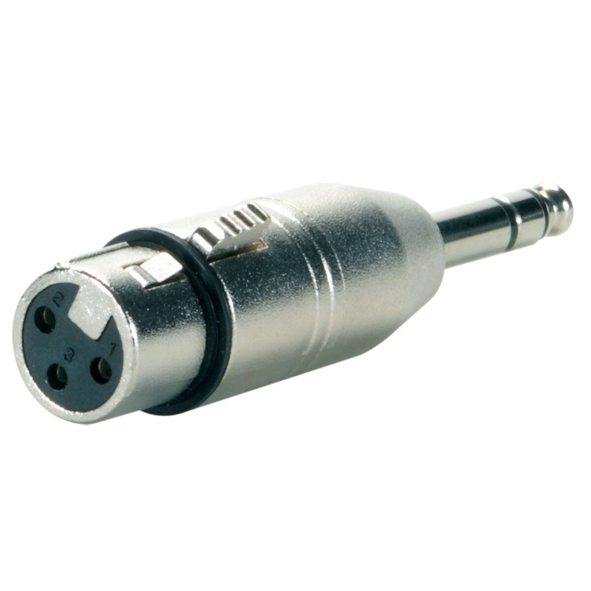 XLR Female to 1/4" Stereo Male Adapter